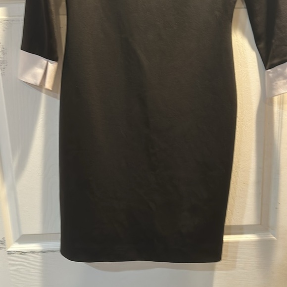 Ivanka Trump Wednesday Addams Black and White Dress Costume S Goth Halloween - Picture 4 of 6